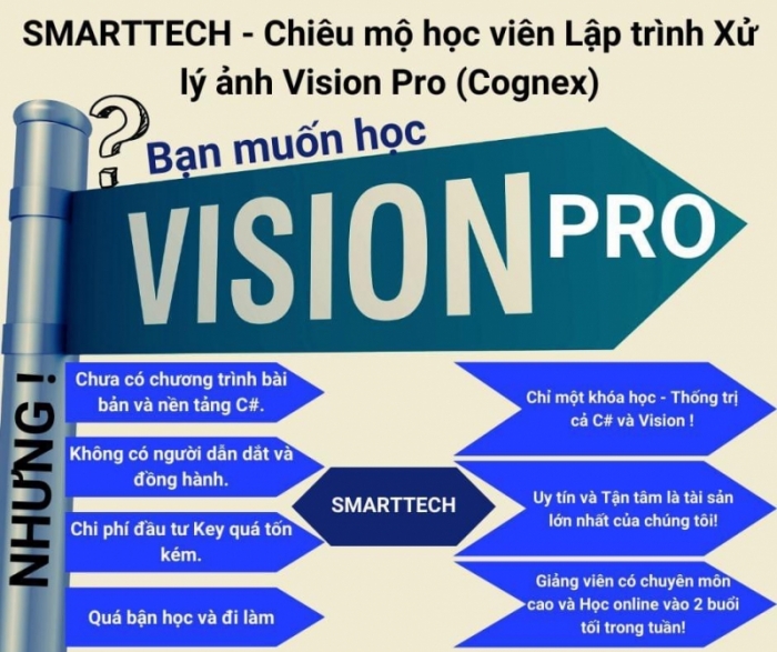 Lập Trình Xử Lý Ảnh Vision Pro (Cognex) Online